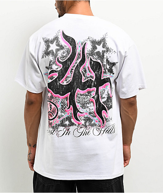 SAD BOYZ by Junior H X Lost Hills Stars White T-Shirt | Zumiez