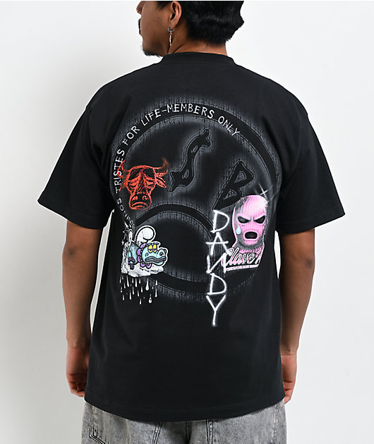 AD BOYZ by Junior H x Dandy Hats Black T-Shirt | Zumiez