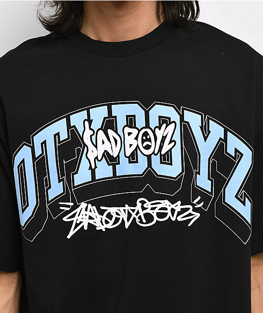 【KOOLOSET】Hip Hop Boyz Box Tee SADBOYZ by Junior H x OTXBOYZ Black T-Shirt | Zumiez