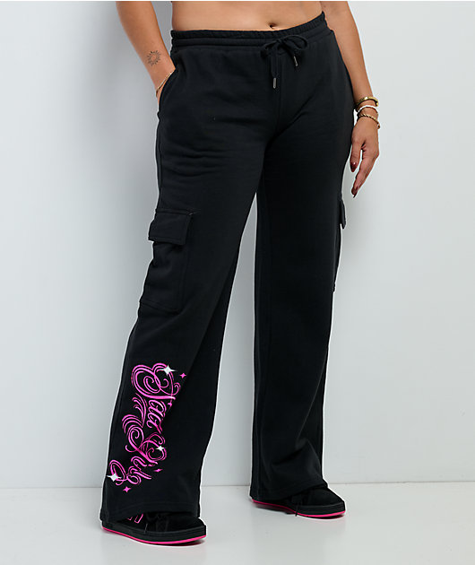 パンツ ANTICOUNTRYCLUB SWEATSHIRT & SWEATPANTS AD BOYZ By Junior H SAD GIRLZ Don't Cry Black Cargo