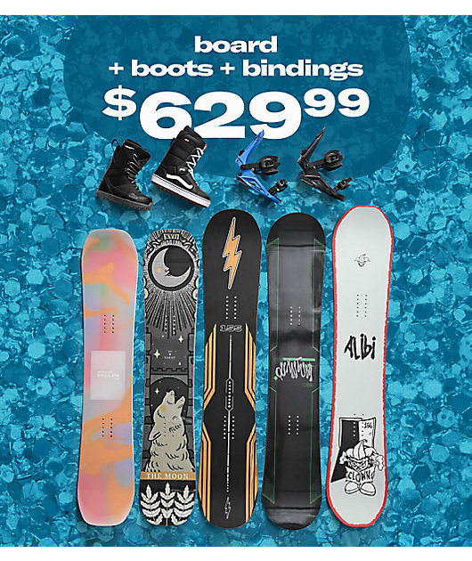 $629.99 Snowboard Package