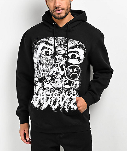 $AD BOYZ by Junior H Eyes Black Hoodie