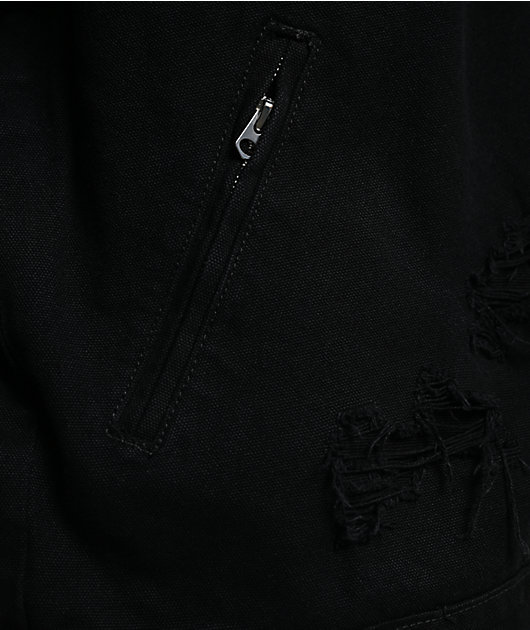 $AD BOYZ x Embellish Cross Black Work Jacket