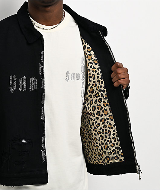 $AD BOYZ x Embellish Cross Black Work Jacket