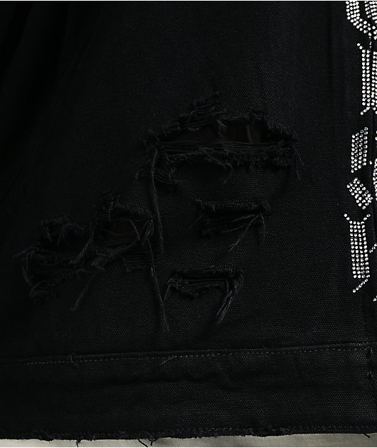 $AD BOYZ x Embellish Cross Black Work Jacket