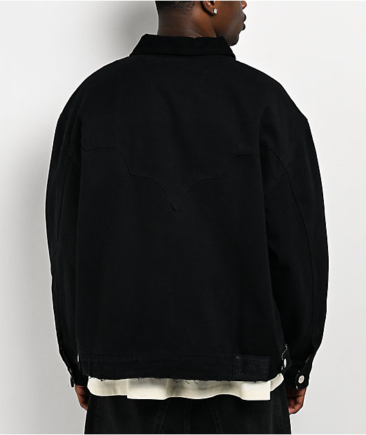$AD BOYZ x Embellish Cross Black Work Jacket