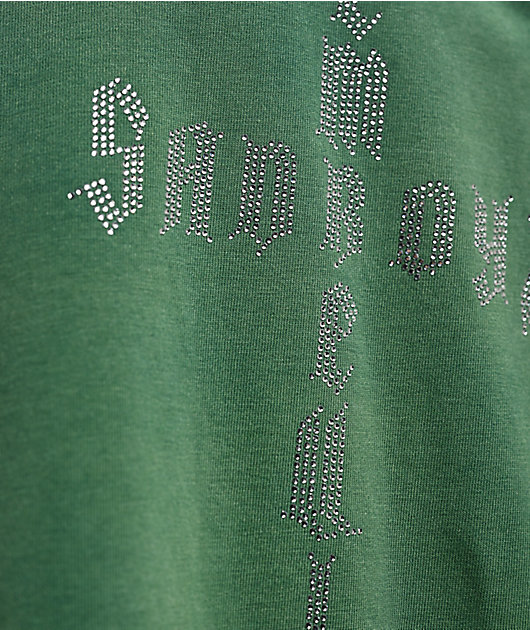 $AD BOYZ x Embellish Cross Green Wash T-Shirt