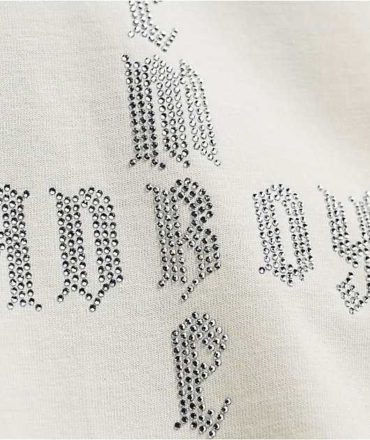 $AD BOYZ x Embellish Cross White T-Shirt