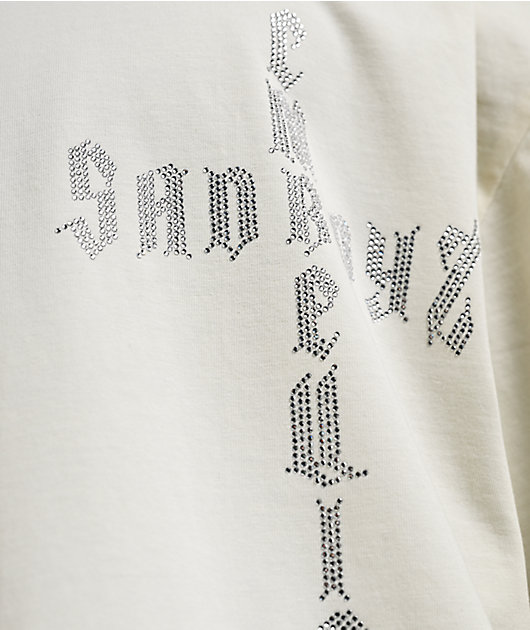 $AD BOYZ x Embellish Cross White T-Shirt