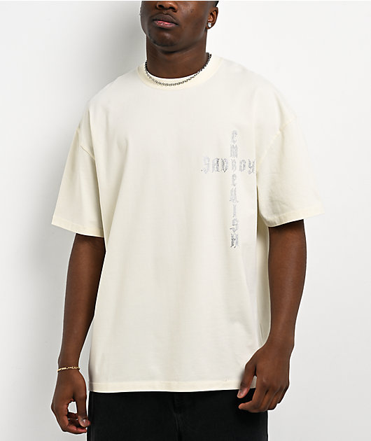 $AD BOYZ x Embellish Cross White T-Shirt