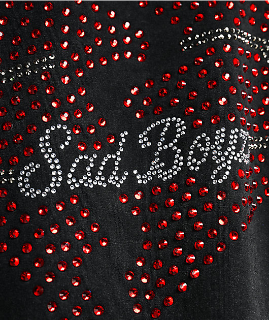 $AD BOYZ x Embellish Safety Heart Black Wash T-Shirt