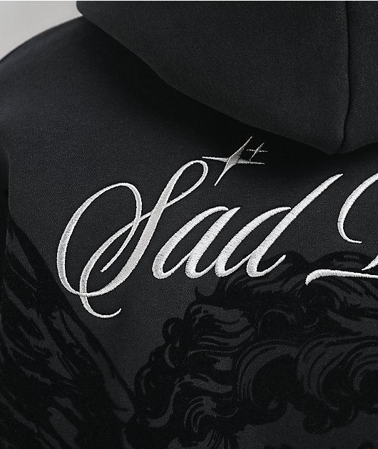 $AD BOYZ by Junior H 3M Embroidered Black Hoodie