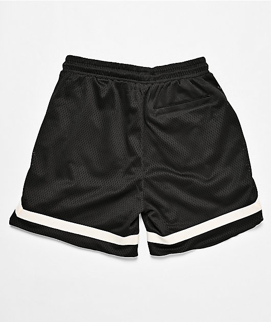 $AD BOYZ by Junior H Baller Black Mesh Shorts