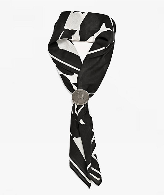 $AD BOYZ by Junior H Black Bandana Tie