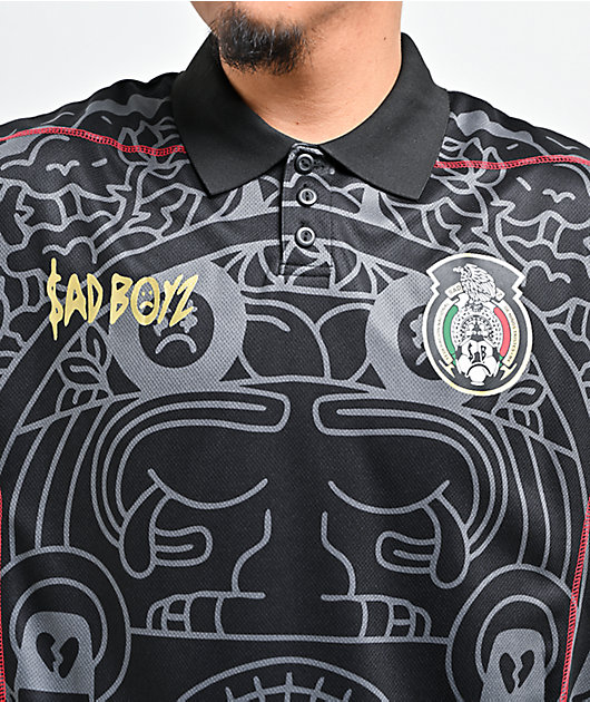 $AD BOYZ by Junior H Black Mesh Soccer Jersey