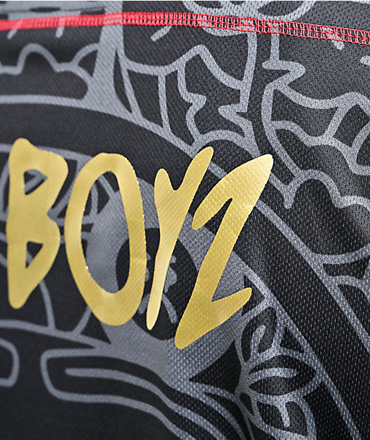 $AD BOYZ by Junior H Black Mesh Soccer Jersey