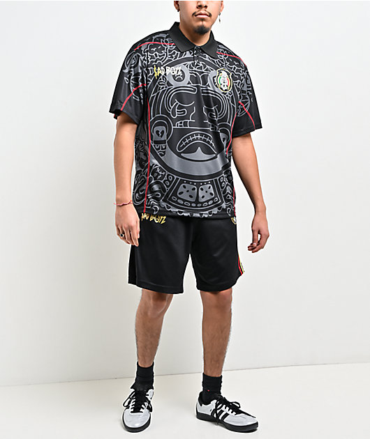 $AD BOYZ by Junior H Black Mesh Soccer Shorts