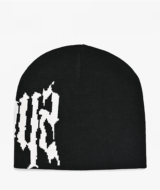 $AD BOYZ by Junior H Black Skully Beanie