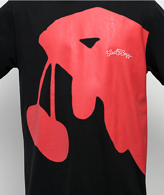 $AD BOYZ by Junior H Cherry Black T-Shirt