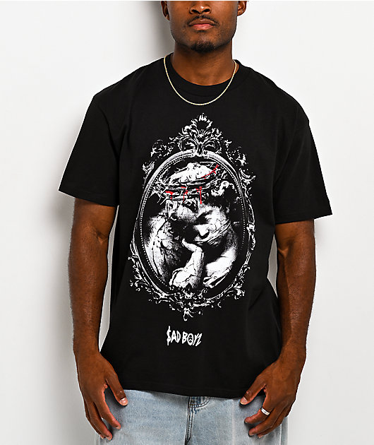 $AD BOYZ by Junior H Depressed MF Black T-Shirt