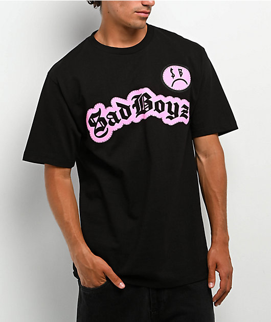 SAD BOYZ by Junior H Diez Mi Amor Black T-Shirt