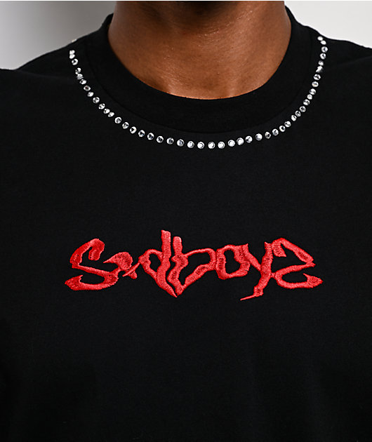 $AD BOYZ by Junior H Flames Black & Grey 2fer Long Sleeve T-Shirt