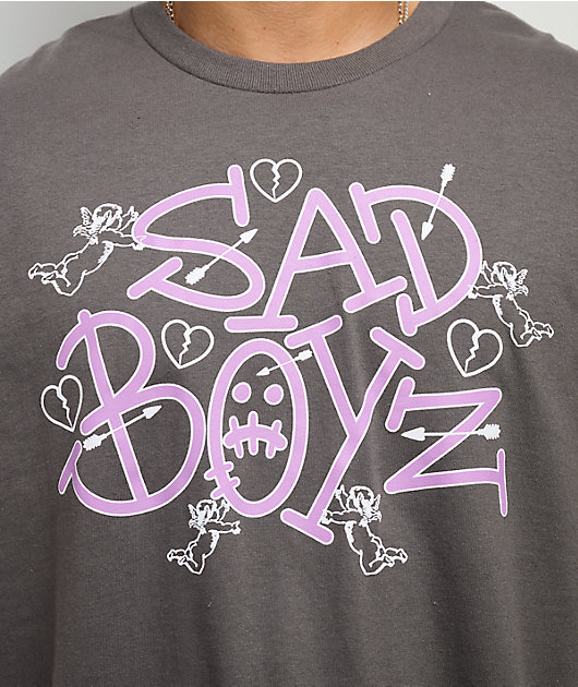 $AD BOYZ by Junior H Graf Boyz Charcoal T-Shirt