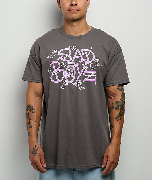 $AD BOYZ by Junior H Graf Boyz Charcoal T-Shirt