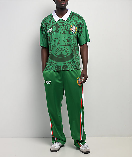 $AD BOYZ by Junior H Green Short Sleeve Soccer Jersey