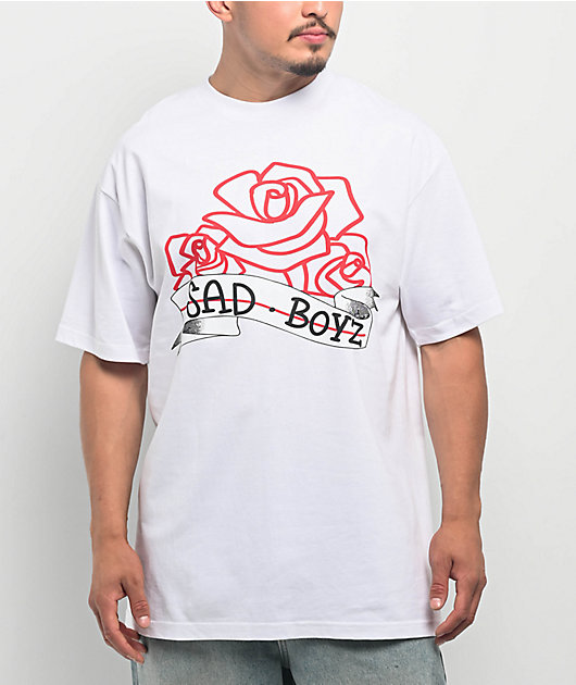 SAD BOYZ by Junior H Heart Breaker White T-Shirt