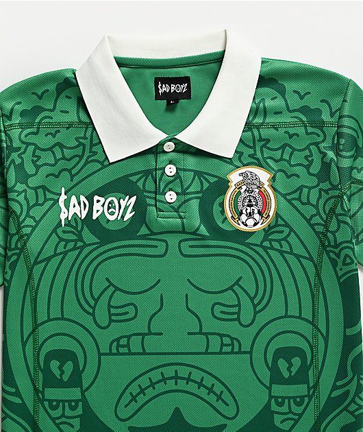 $AD BOYZ by Junior H Kids V2 Green Soccer Jersey