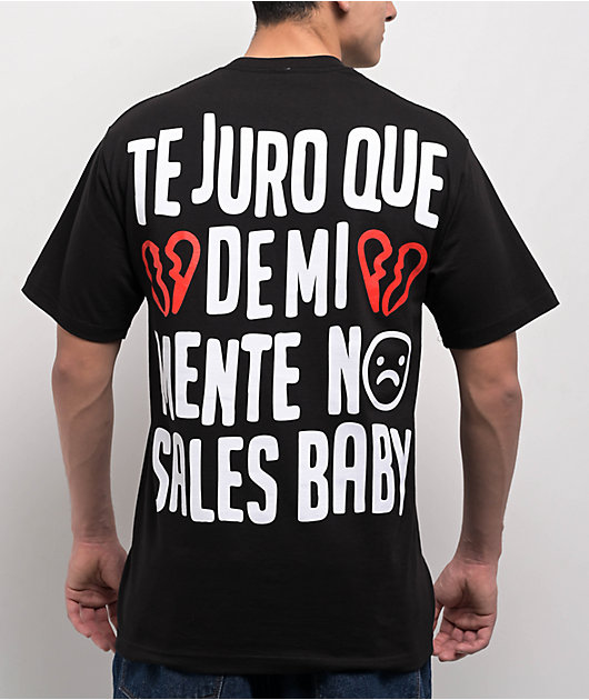 SAD BOYZ by Junior H La Cherry Black T-Shirt