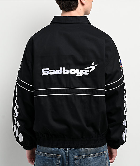 $AD BOYZ by Junior H Mary Black Racing Jacket