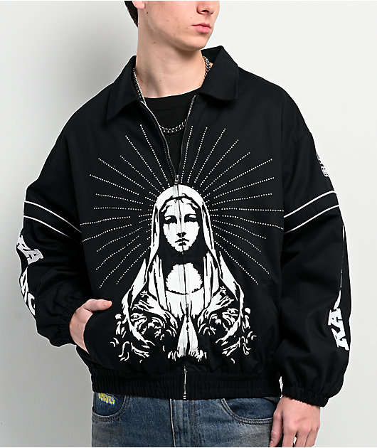 $AD BOYZ by Junior H Mary Black Racing Jacket
