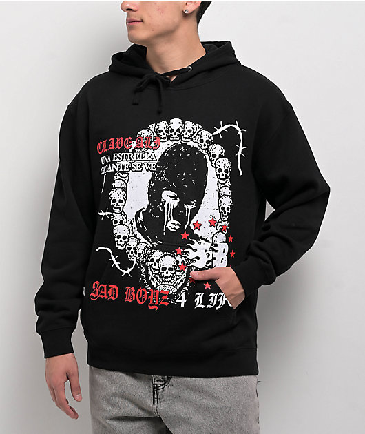 Sad Boys Sadboiz Hoodie $AD BOYZ By Junior H Primero Black Hoodie