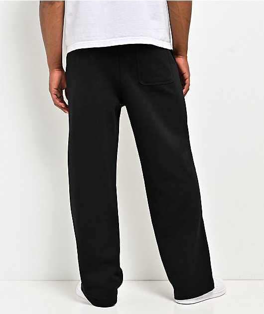 $AD BOYZ by Junior H Rhinestone Black Sweatpants