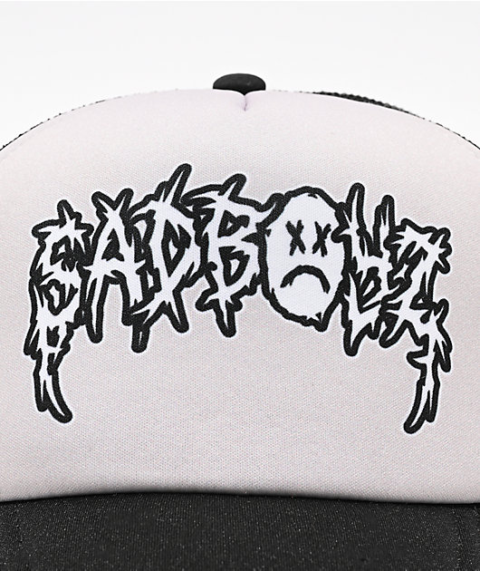 SAD BOYZ by Junior H Two Tone Grey & Black Trucker Hat