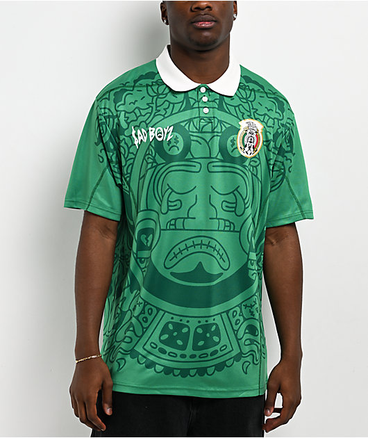 $AD BOYZ by Junior H V2 Green Short Sleeve Soccer Jersey