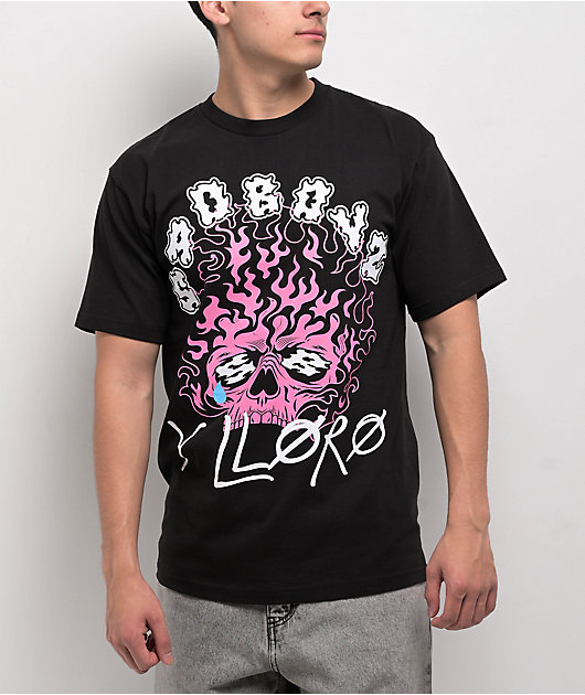 $AD BOYZ by Junior H Y Lloro Black T-Shirt