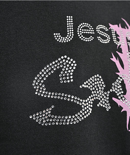 $AD BOYZ by Junior H x RUDE AWAKENINGS Jesus Saves Black T-Shirt