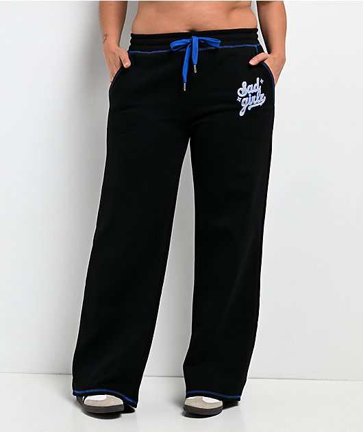 $AD GIRLZ By Junior H Airbrush Black Sweatpants