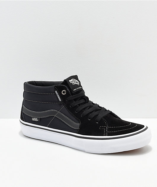 camo vans black