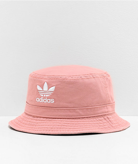 adidas Originals Pink Washed Bucket Hat 