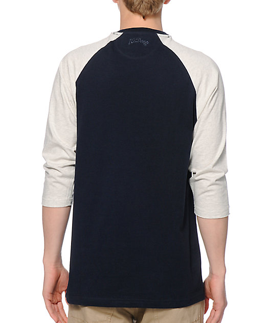 10 Deep Slope Navy Baseball T-Shirt
