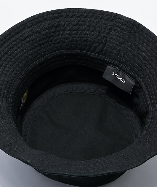 180TIDE Banana Dolphin Black Bucket Hat
