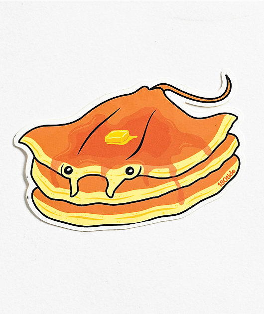 180TIDE Stacks The Manta Ray Pancakes Sticker | Zumiez