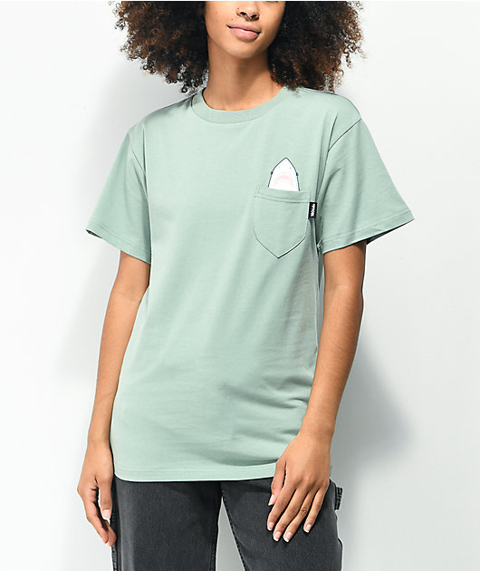 180Tide Shark Pocket camiseta verde