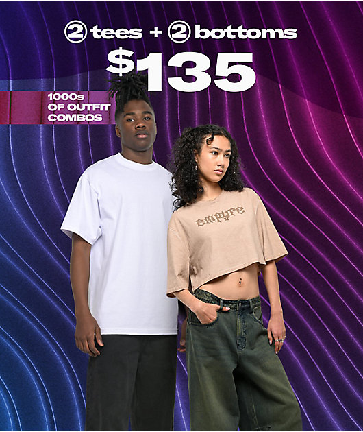 2 Tees & 2 Bottoms for $135 | Zumiez