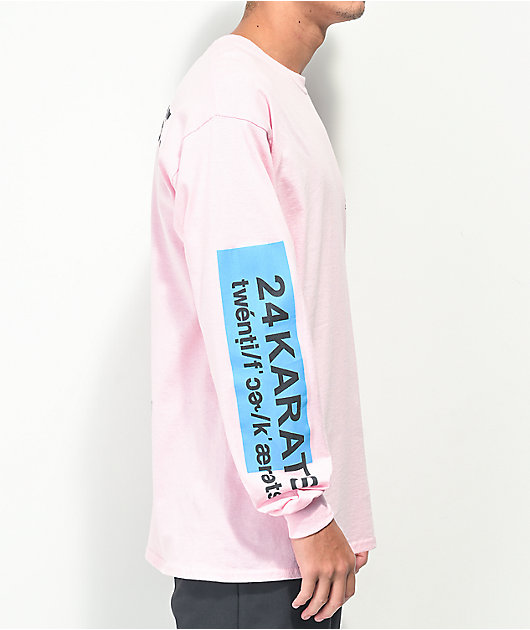 24Karats Paradise Pink Long Sleeve T-Shirt | Zumiez