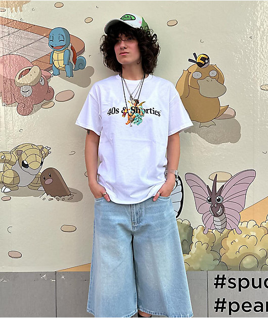 40s & Shorties Angel Logo White T-Shirt